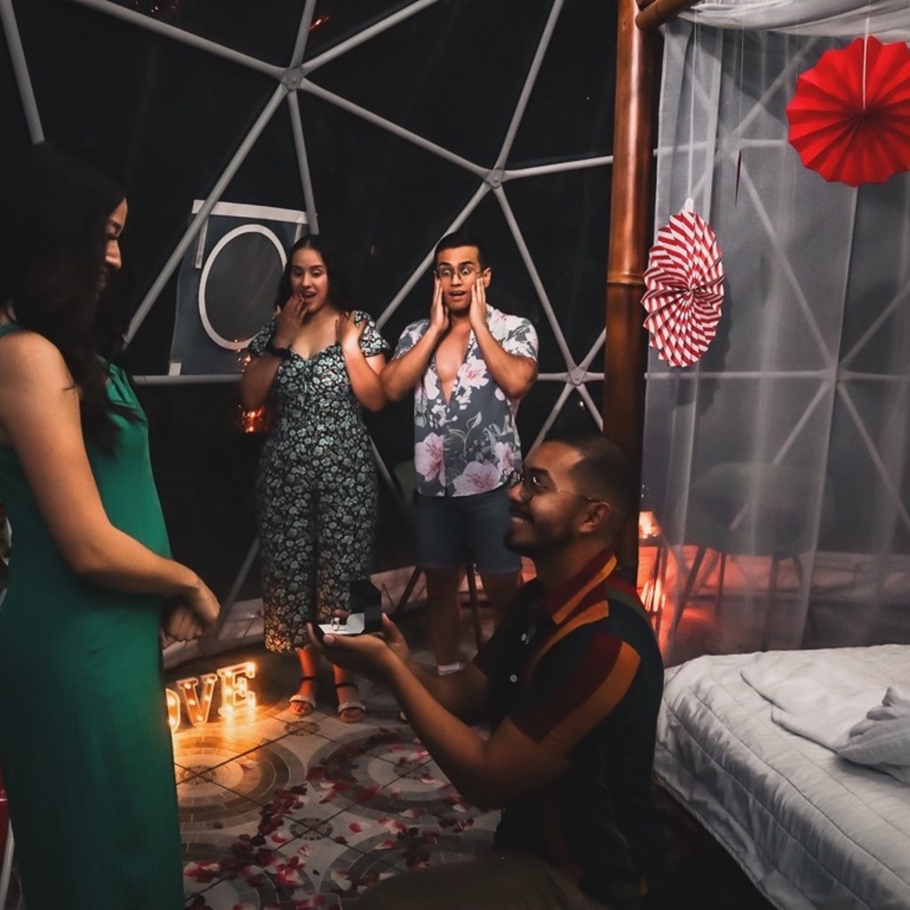 Paquete Propuesta Matrimonio Domos Mirador