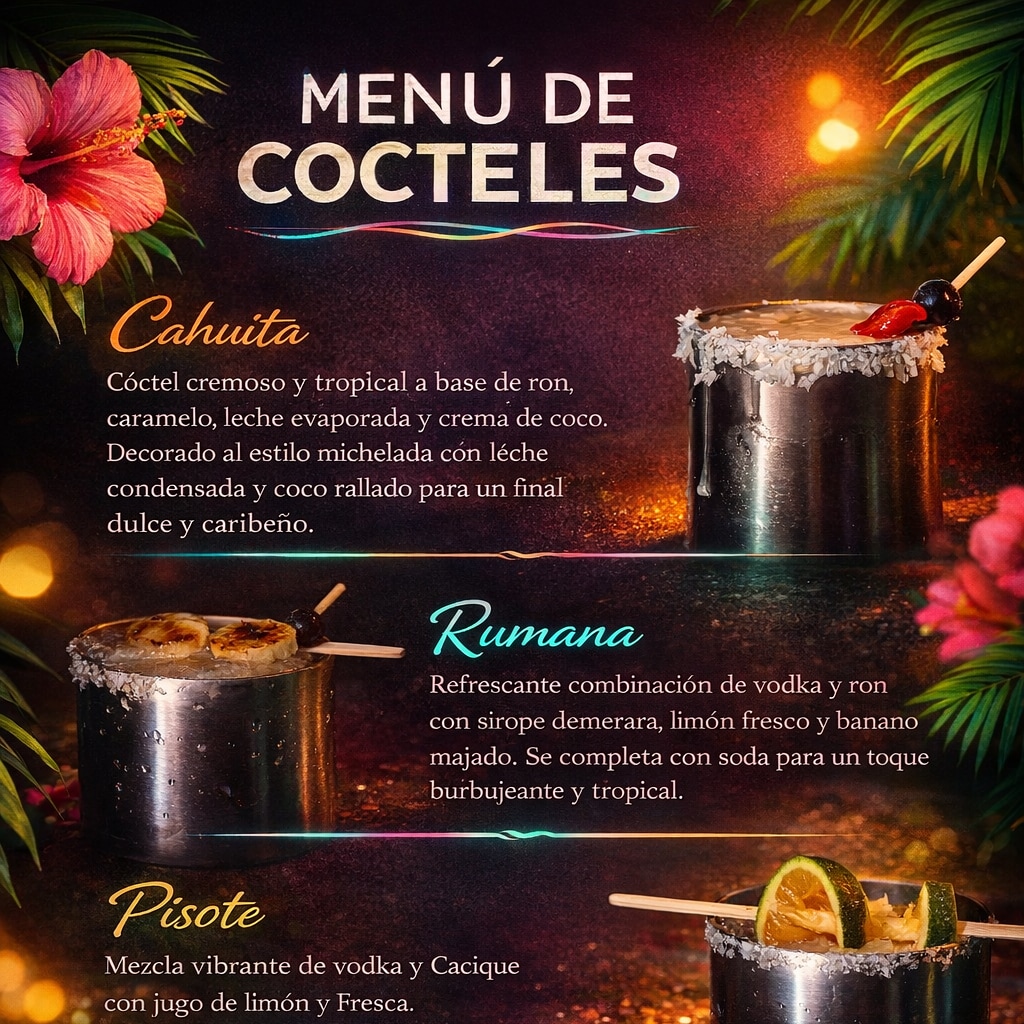 Bebidas en el Domo