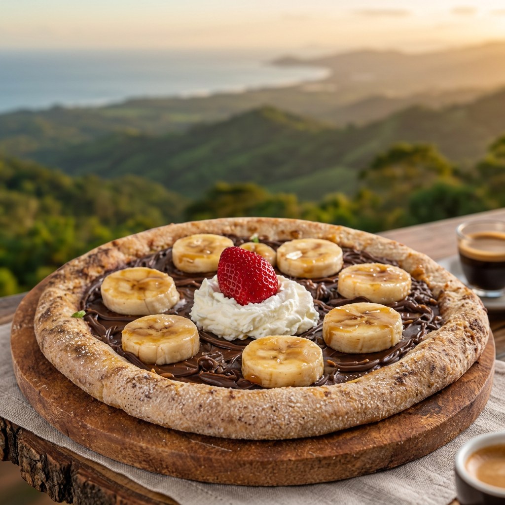 Pizza Nutella con Banana