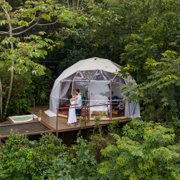Jacuzzi privado con vista